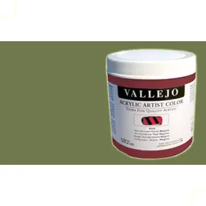 Acrílico Vallejo Artist n. 508 color verde óxido de cromo (500 ml) De Moda