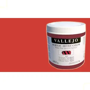 Acrílico Vallejo Artist n. 805 color cadmio rojo medio (500 ml) Máxima Calidad