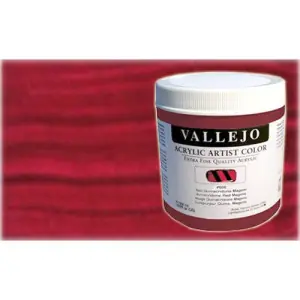 Acrílico Vallejo Artist n. 809 color carmín de quinacridona (500 ml) Mayoreo