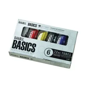 Estuche con 6 colores acrílicos Liquitex Basics (22 ml) Promoción Exclusiva