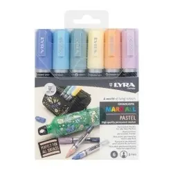 Envío Exprés ROTULADORES ACRÍLICOS LYRA GRADUATE 6 COLORES PASTEL
