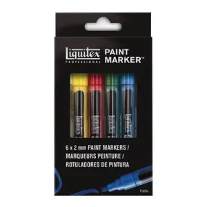 Solo Hoy Set de 6 rotuladores Liquitex Paint Marker (2 mm)