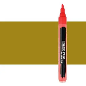 Rotulador Liquitex Paint Marker color oro antiguo iridiscente (2 mm) Auténtico