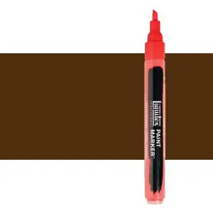 Rotulador Liquitex Paint Marker color tierra sombra natural (2 mm) Auténtico