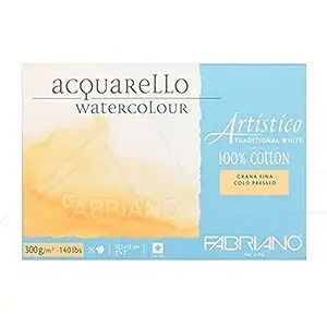 BLOC FABRIANO ARTISTICO 23x30.5 CM G.G. 300 GR 20 H Profesional