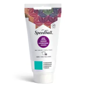 Tinta xilografia textil turquesa Speedball 75 ml. Última Oportunidad