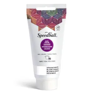 Tinta xilografia textil blanco OPACO Speedball 75 ml. Promoción Exclusiva