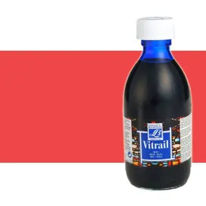 Pintura Cristal Rojo Vivo Vitrail Lefranc, 250 ml.-433 Ordena Ya