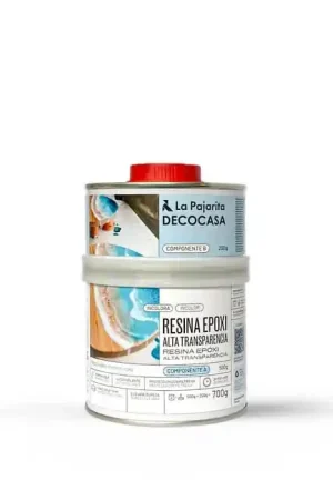 Rebajas RESINA EPOXI LA PAJARITA ALTA TRANSPARENCIA 700 GR