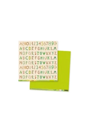 Última Versión PAPEL SCRAPBOOK ECOPAL LETRAS HOJA 30X30