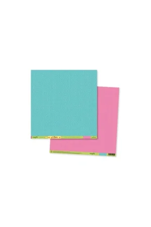 Precio De Oferta PAPEL SCRAPBOOK ECOPAL BLUE&PINK HOJA 30X30