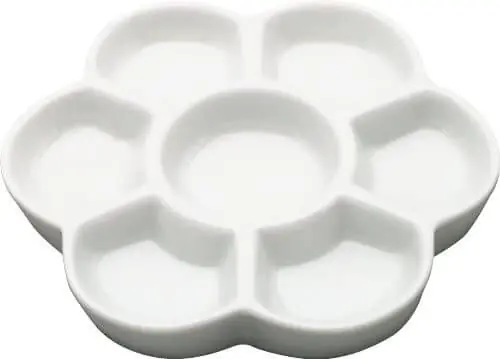 A Buen Precio PALETA PORCELANA 15 CM 7 HUECOS ARTIST