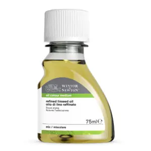 Mejor Calidad Aceite de linaza refinado Winsor & Newton (75 ml)