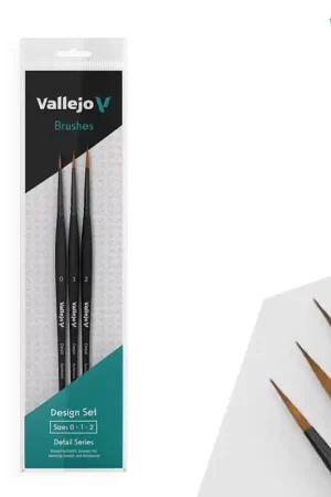 A Buen Precio PINCELES VALLEJO DETAIL DESIGN SET 3 (0, 1 Y 2)