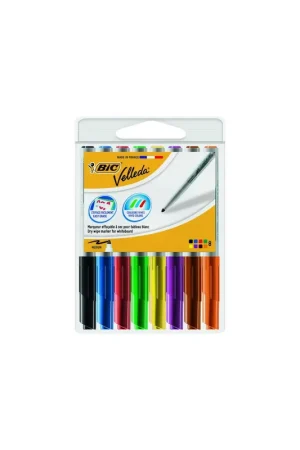 ROTULADORES PIZARRA BLANCA VELLEDA PACK COLORES 8UDS Favorito De Clientes