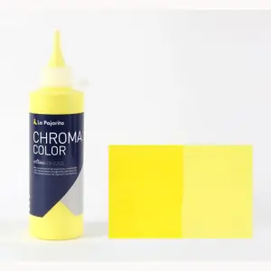 Imprescindible (Must-Have) Acrílico La Pajarita 01 Amarillo Azo Limon Chroma color (200 ml.)