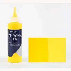 Acrílico La Pajarita 02 Amarillo Medio Azo Chroma color (200 ml.) Bestseller