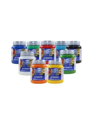 Pintura para tela Acrilex textil |envases de 250ML| Mejor precio! Garantía De Devolución De Dinero