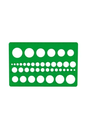 PLANTILLA DE CIRCULOS ESCOLAR MAKRO PAPER 22 TAMAÑOS SR-9 Entrega Rápida