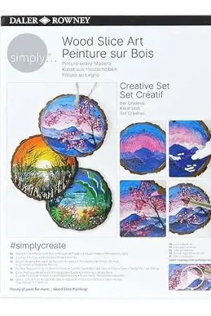 SET CREATIVO PINTURA SOBRE MADERA DALER-ROWNEY Liquidación
