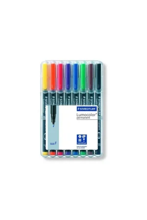ROTULADOR INDELEBLE STAEDTLER LUMOCOLOR FINO SET 8 COLORES SURTIDOS Directo De Fábrica