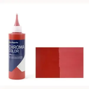 Acrílico La Pajarita 28 Rojo Óxido de Hierro Chroma Color (200 ml.) Profesional