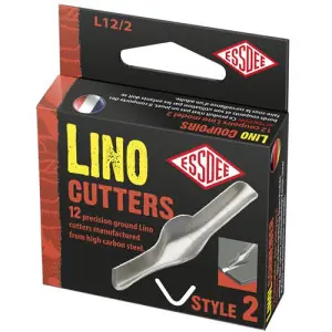 Plumilla de acero para lino Essdee, N. 2 (L-12/2) Alta Calidad