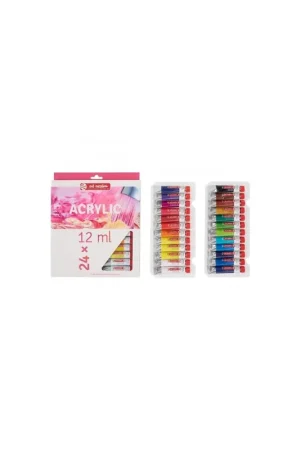 ESTUCHE ACRILICO TALENS 24 COLORES X 12ML Pago Seguro