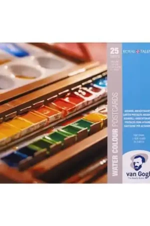 POSTALES ACUARELA VAN GOGH 300 GR 10.5x14.8 CM 25 H Stock Limitado