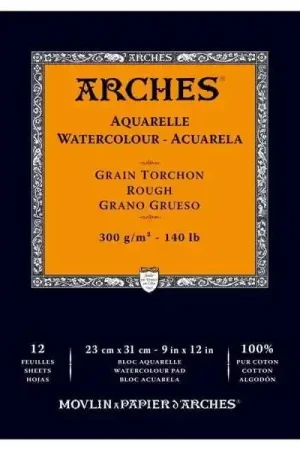 BLOC ARCHES 23x31 G.G. 300 GR 12 H 100% ALGODÓN Venta Final