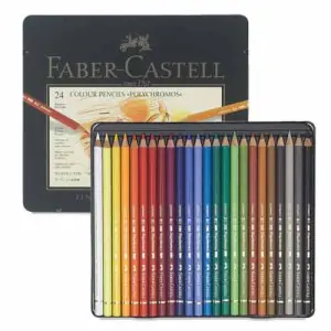 Estuche de Lápices color POLYCHROMO, Faber Castell (24 colores) Precio Rebajado