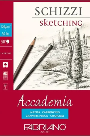 BLOC FABRIANO ACCADEMIA 120 GR A4 50 H ENCOLADO Alta Calidad