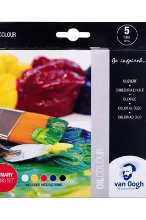 OLEO VAN GOGH ESTUCHE PRIMARIOS 5x40 ML Económico