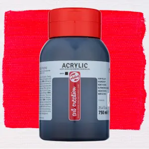 Acrílico Art Creation n. 396 Rojo naftol medio (750 ml.) Auténtico