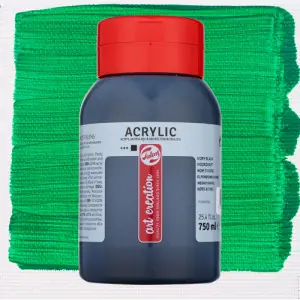 Acrílico Art Creation n. 619 Verde permanente oscuro (750 ml.) Nuevo Modelo