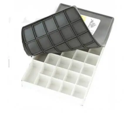 Mejor Calidad PALETA PLÁSTICO CON TAPA DE SILICONA 29x16 CM