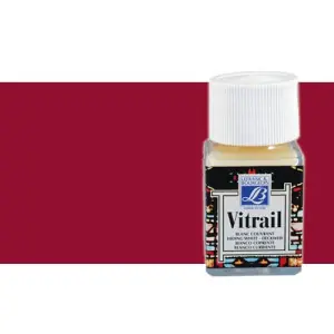 Pintura Cristal Rojo profundo Vitrail Lefranc, 50 ml.-466 Solo Hoy