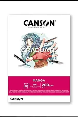 Liquidación BLOC CANSON GRADUATE MANGA A4 200 GR 30 H