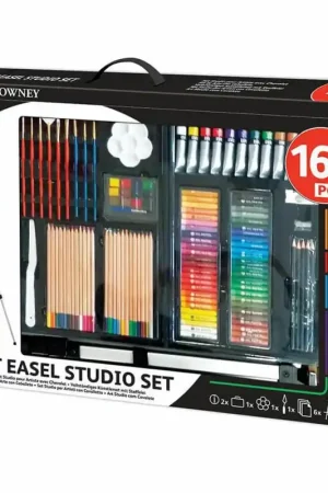 SET DE ARTE DALER-ROWNEY 163 PIEZAS CON CABALLETE Mejor Calidad