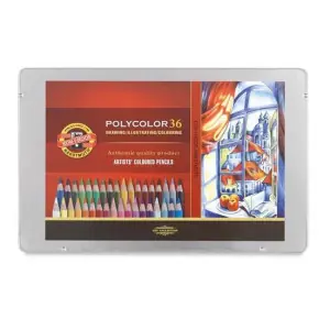 Estuche de 36 lápices de color Polycolor Koh-i-Noor Última Versión