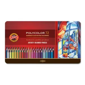 Premium Estuche de 72 lápices de color Polycolor Koh-i-Noor