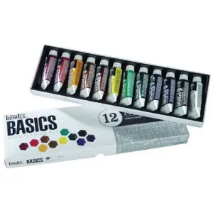 Ordenar Ahora Mismo Estuche con 12 colores acrílicos Liquitex Basics (22 ml)