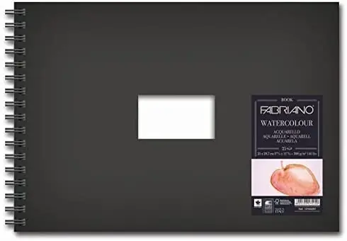 BLOC FABRIANO WATERCOLOUR 300 GR A4 25 H CON RECUADRO Certificado