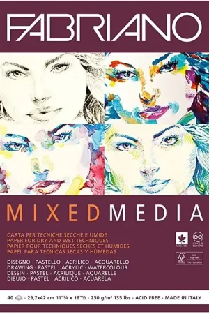 Popular BLOC FABRIANO MIX MEDIA A3 250 GR 40 H