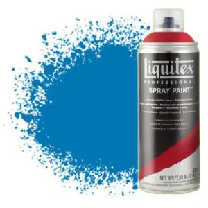 Lujoso Pintura en Spray Azul Brillante 0570, Liquitex acrílico, 400 ml.