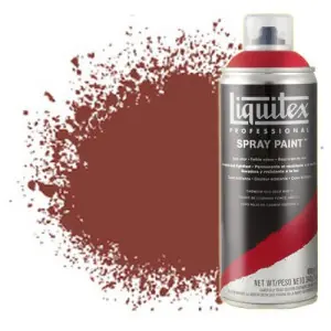 Pintura en Spray Rojo cadmio claro 2, 2510, Liquitex acrílico, 400 ml. Precio Económico