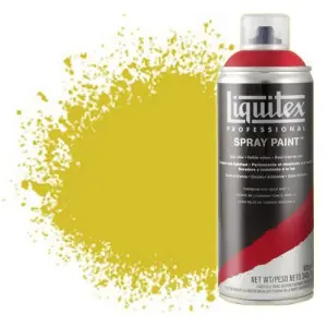 Pintura en Spray amarillo medio azo 0412, Liquitex acrílico, 400 ml. Económico