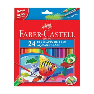 Estuche cartón 24 lapices acuarelables Faber Castell No Te Lo Pierdas