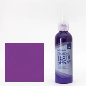 Pintura textil Violeta 06 SPRAY (100 ml.), La Pajarita Imprescindible (Must-Have)