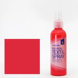 Precio Bajo Pintura textil Rojo Cherry 04 SPRAY (100 ml.), La Pajarita